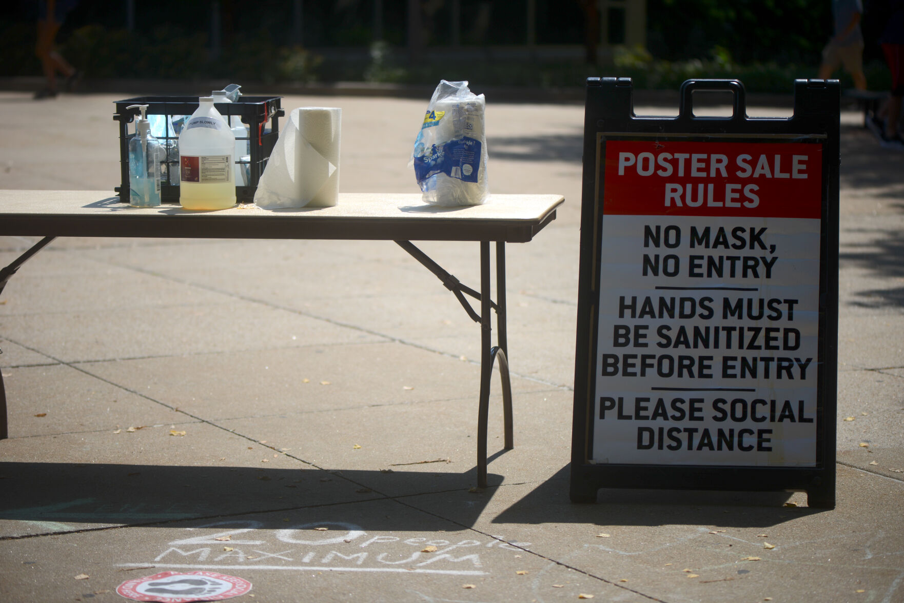 A sign at MU in Columbia
